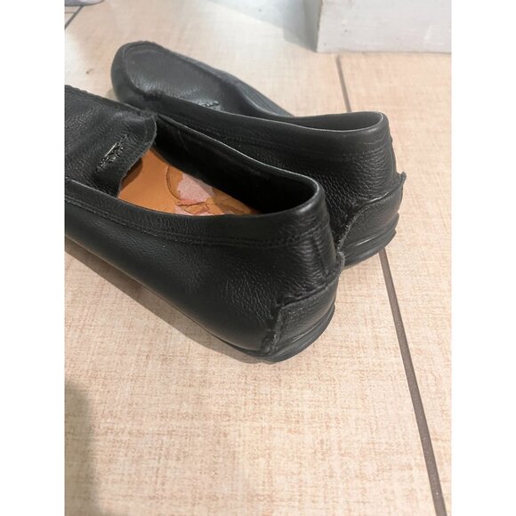 Coach Mary Lock Up Black Slip On Loafers Sz 8.5 - Picture 8 of 9